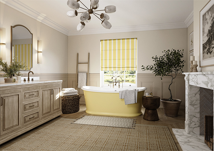 The British Stripe Co. Henry, Bristol No.1 - Twist&Fit Roman Blind - Image 7